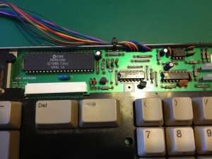 The keyboard's controller circuit board turned out to be the real culprit.